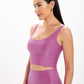 Top Feminino Rosa Perséfone Glossy