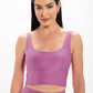 Top Feminino Rosa Perséfone Glossy