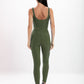 Calça Legging Alta Verde Hera Glossy