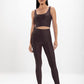 Calça Legging Alta Ébano Hera Glossy