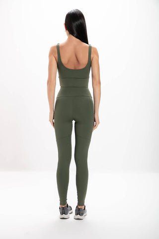 Calça Legging Alta Verde Performance