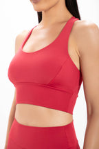 Top Nadador Vermelho Performance
