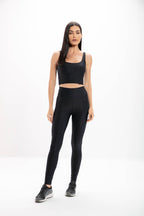 Calça Legging Alta Black Glossy