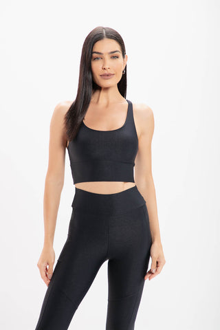 Top Cruzado Black Glossy