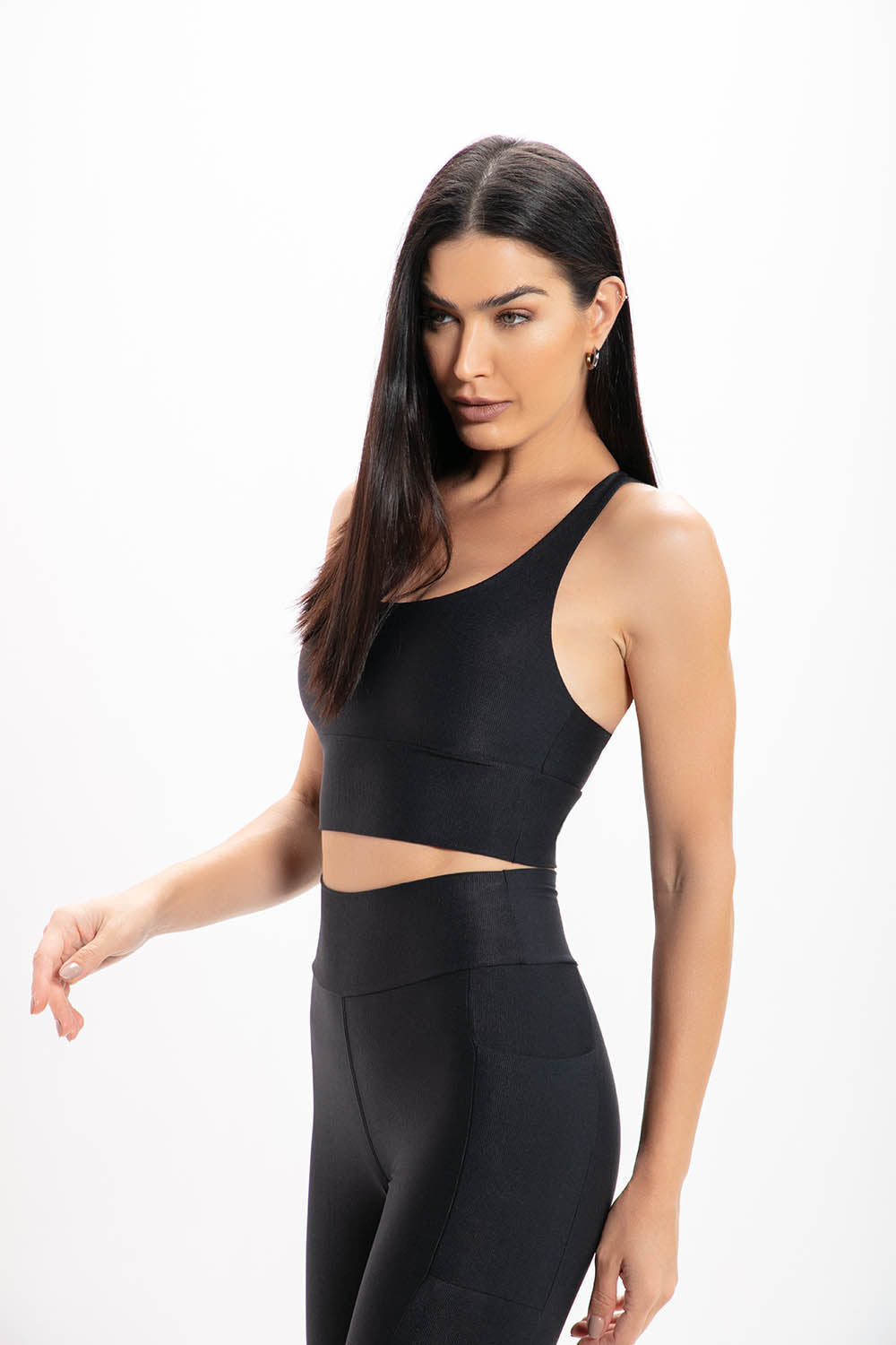 Top Cruzado Black Glossy