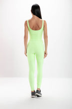 Calça Legging Alta Lime Glossy