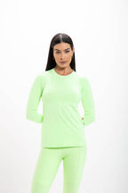Camiseta Manga Longa Lime Glossy
