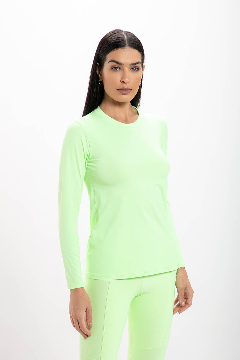 Camiseta Manga Longa Lime Glossy
