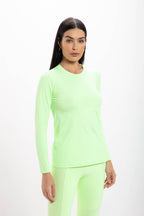 Camiseta Manga Longa Lime Glossy