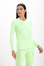 Camiseta Manga Longa Lime Glossy