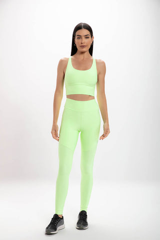 Calça Legging Lime Glossy