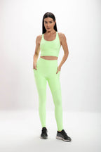 Calça Legging Lime Glossy