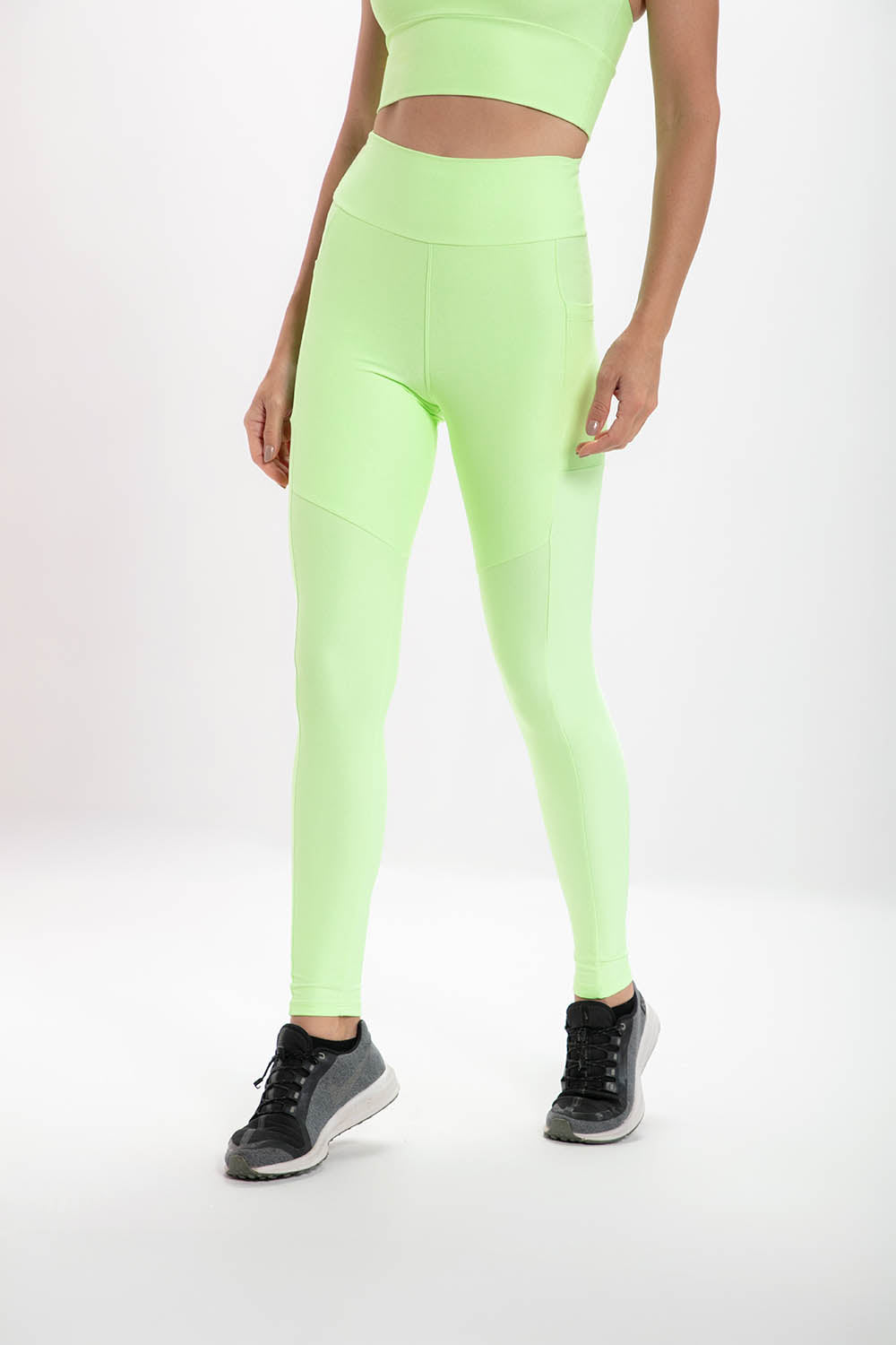Calça Legging Lime Glossy