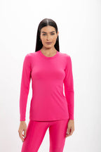 Camiseta Manga Longa Pink Glossy