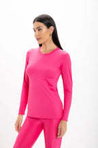 Camiseta Manga Longa Pink Glossy