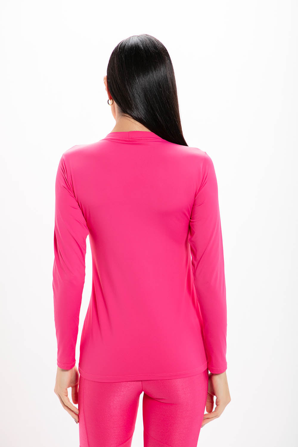 Camiseta Manga Longa Pink Glossy