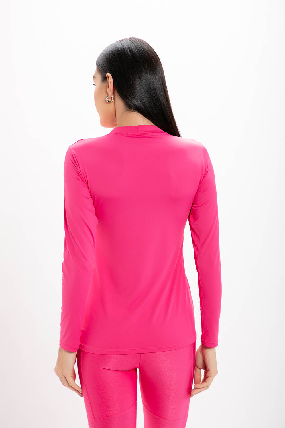 Camiseta Manga Longa Pink Glossy
