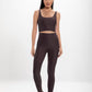 Calça Legging Alta Ébano Hera Glossy