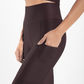 Calça Legging Alta Ébano Hera Glossy
