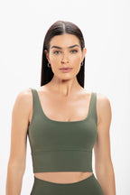 Top Feminino Verde Performance