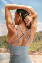 Top Cruzado Wind Blue Glossy