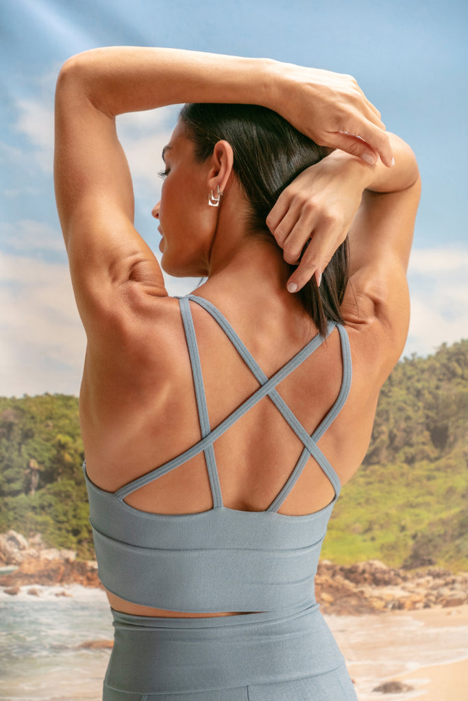 Top Cruzado Wind Blue Glossy