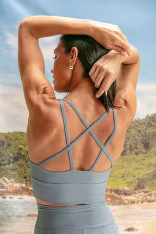 Top Cruzado Wind Blue Glossy