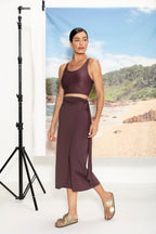 Top Cruzado Ébano Glossy