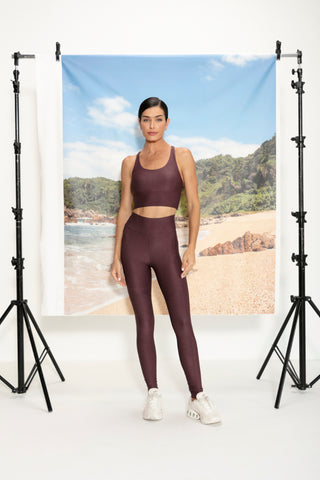 Calça Legging Ébano Glossy