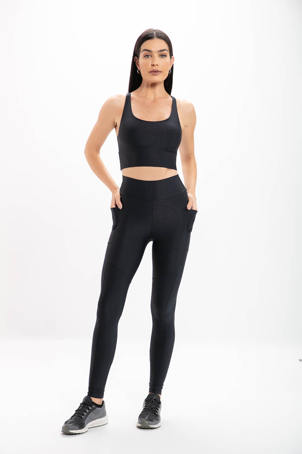 Calça Legging Black Glossy