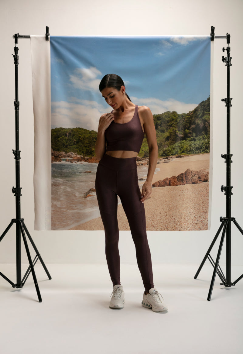 Calça Legging Ébano Glossy