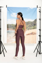 Top Cruzado Ébano Glossy