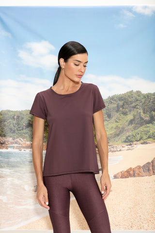 Camiseta Manga Curta Basic Ébano