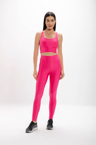 Calça Legging Pink Glossy