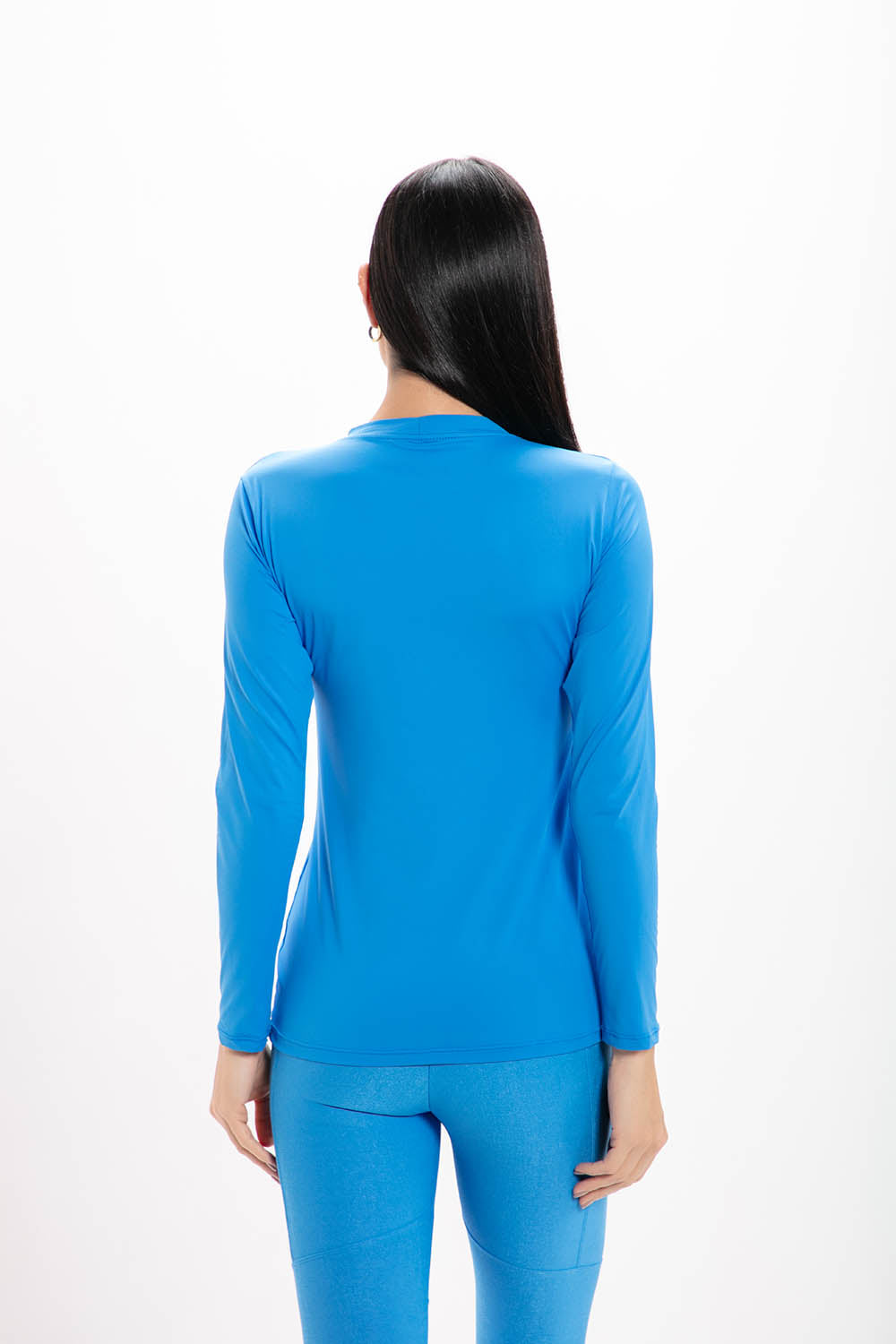 Camiseta Manga Longa Blue Glossy