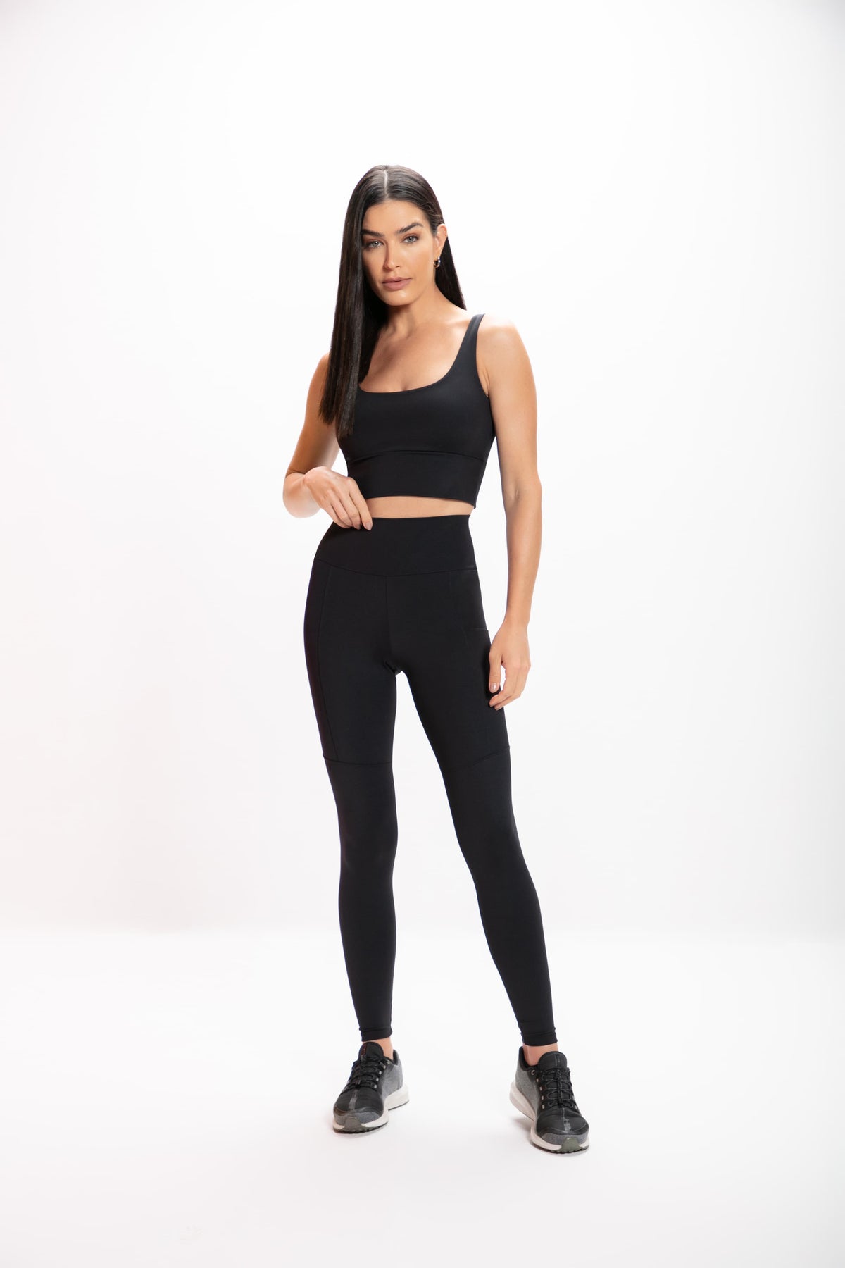 Top Feminino Preto Performance