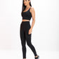 Top Alongado Feminino Preto Performance