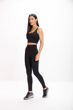 Top Feminino Preto Performance