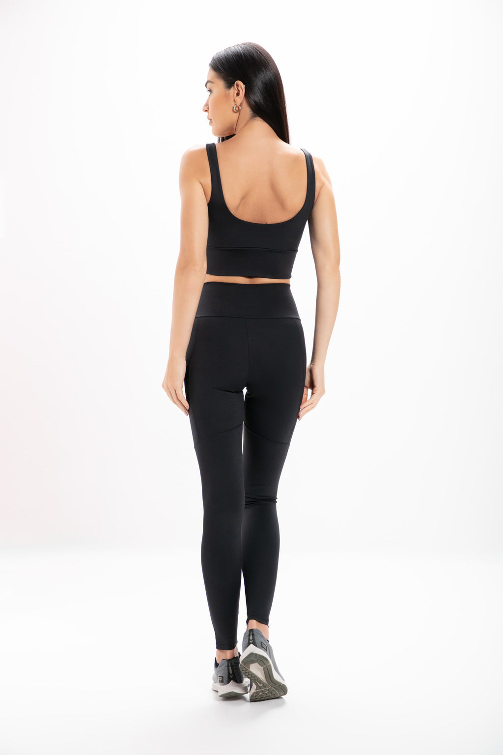 Calça Legging Alta Preta Performance