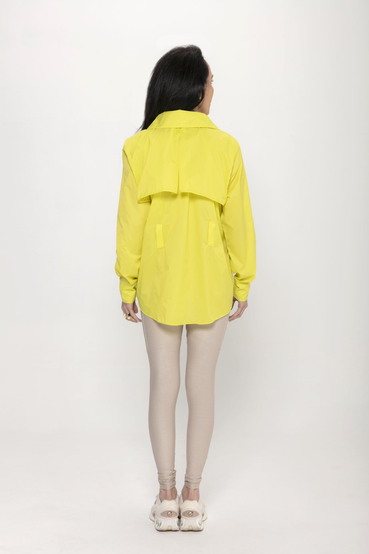 Trench Corta-Vento SÍMÌS Amarelo Lima